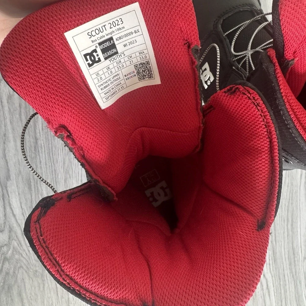 DC Scout 2023 Youth 2 BOA Snowboarding Boots